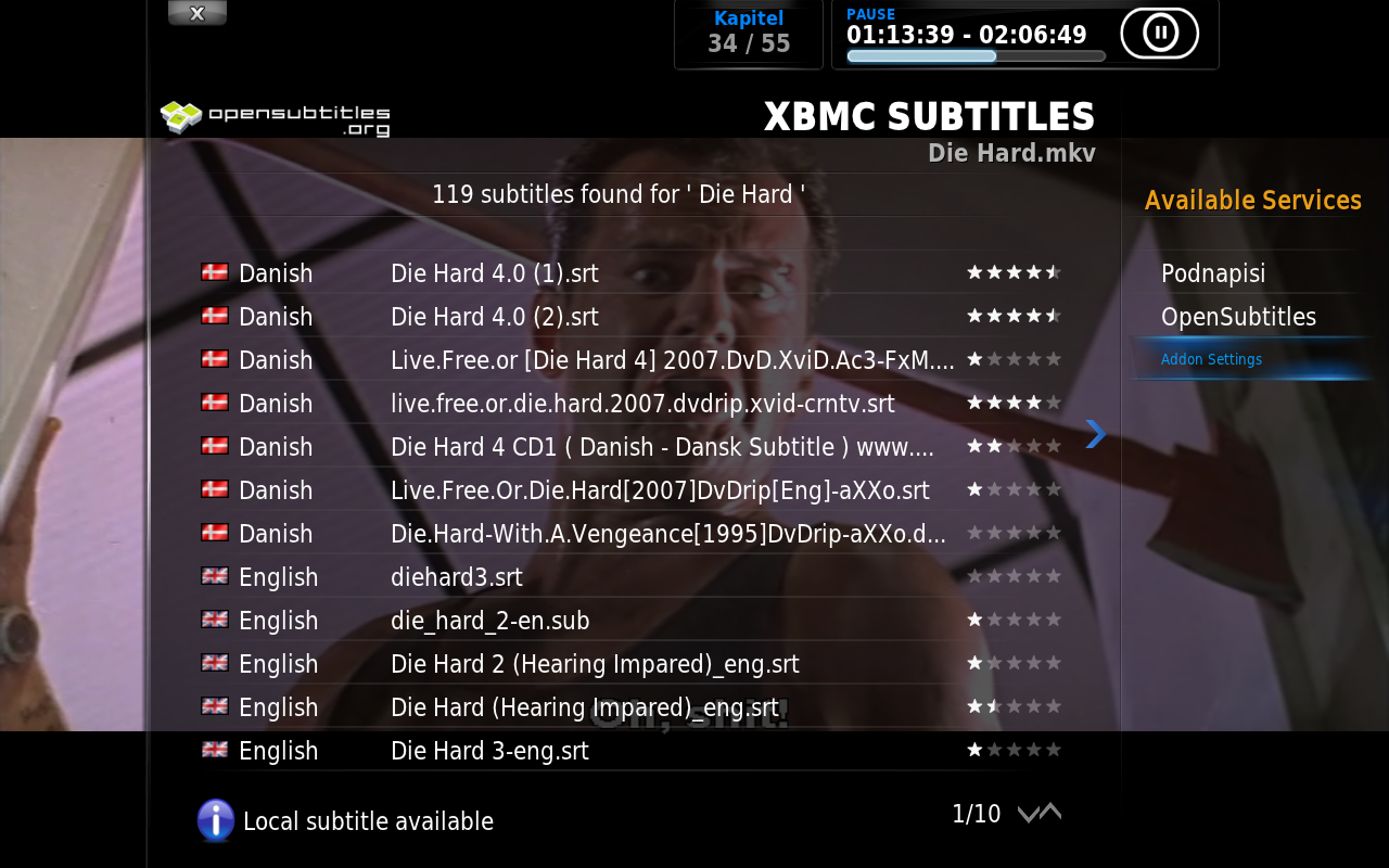 xbmc gotham download subtitles